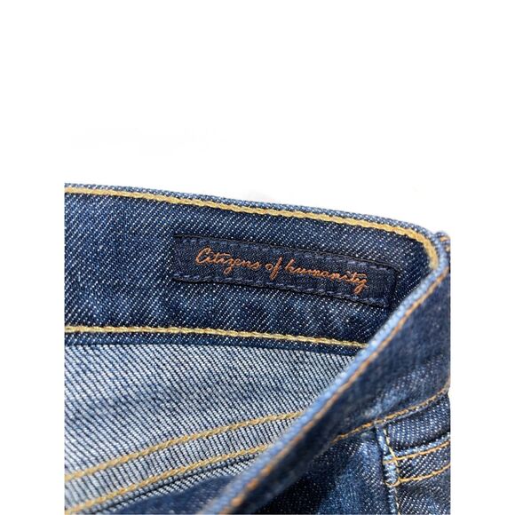 Citizens of‎ Humanity Dita Petite Bootcut Jeans Women 27 Dark Blue Boho Low Rise - Picture 7 of 11
